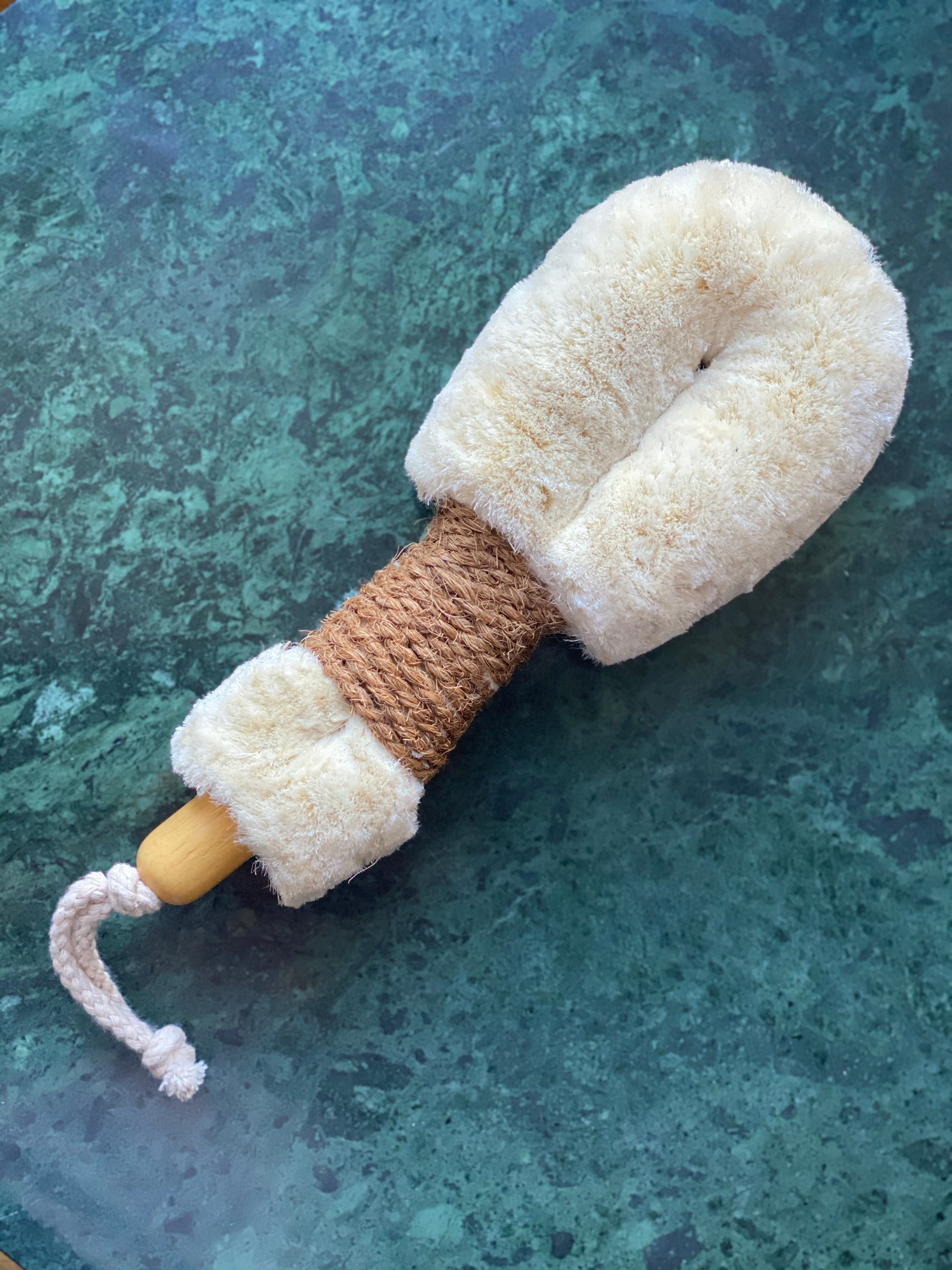 ELYTRUM Rejuvenating Dry Body Brush, Jute Collection Elysian Theory