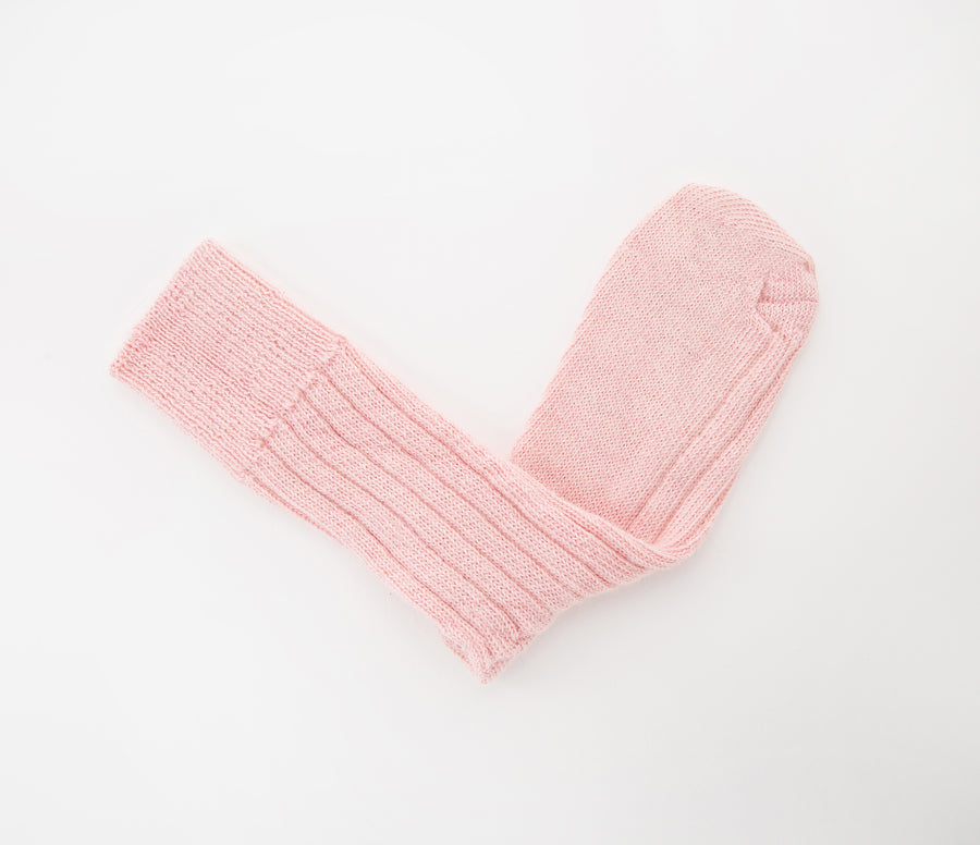 Pairs Scotland, Alpaca Bed Socks, Pink