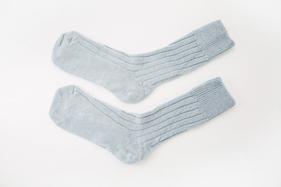 Pairs Scotland, Alpaca Bed Socks, Blue