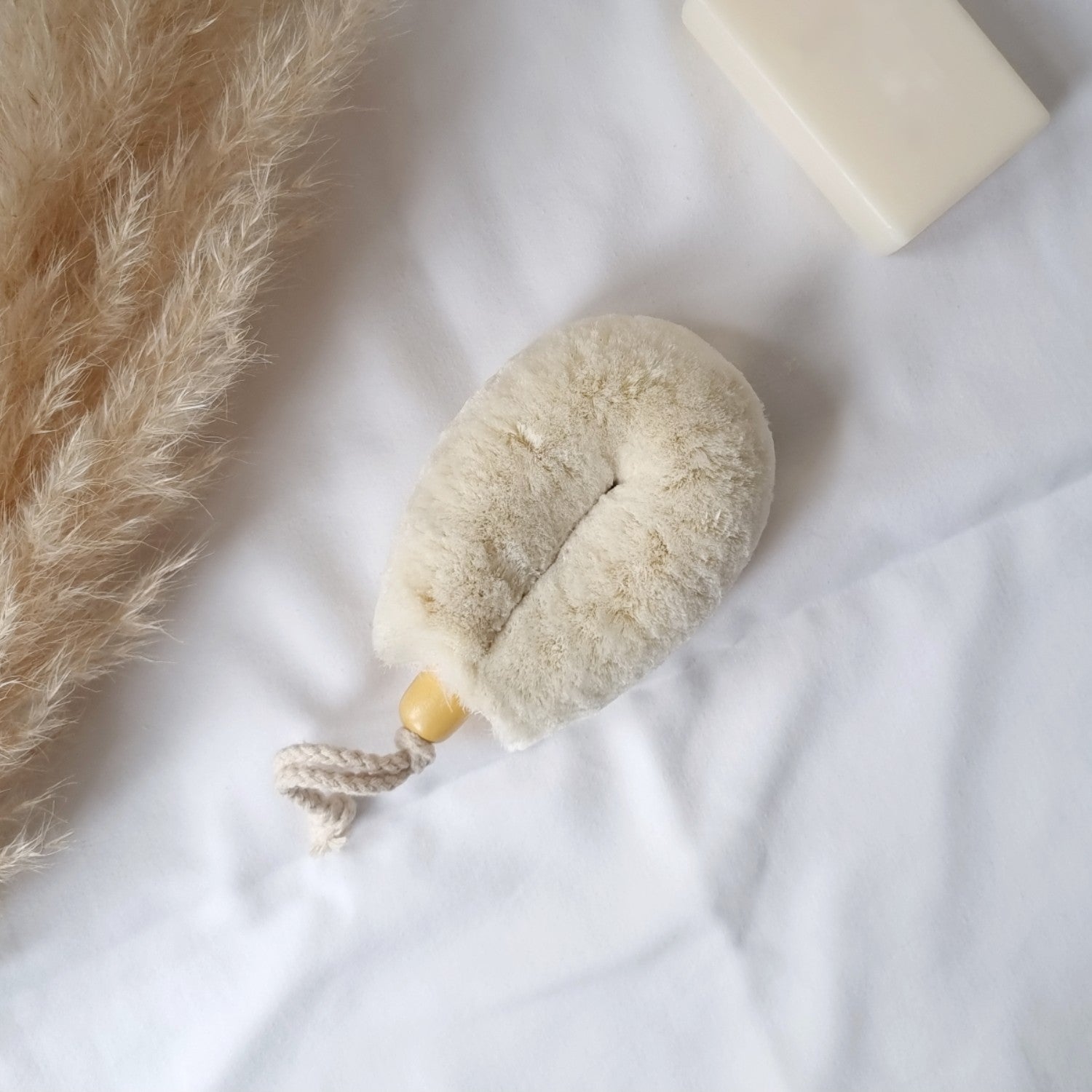 ELYTRUM Oval Soft Dry Body Brush Jute Collection Elysian Theory