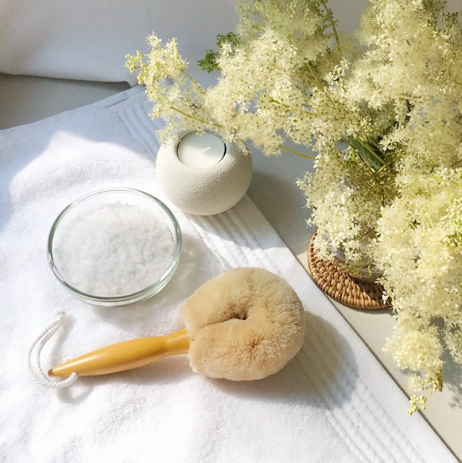 ELYTRUM - Travel Body Brush- Sisal Collection