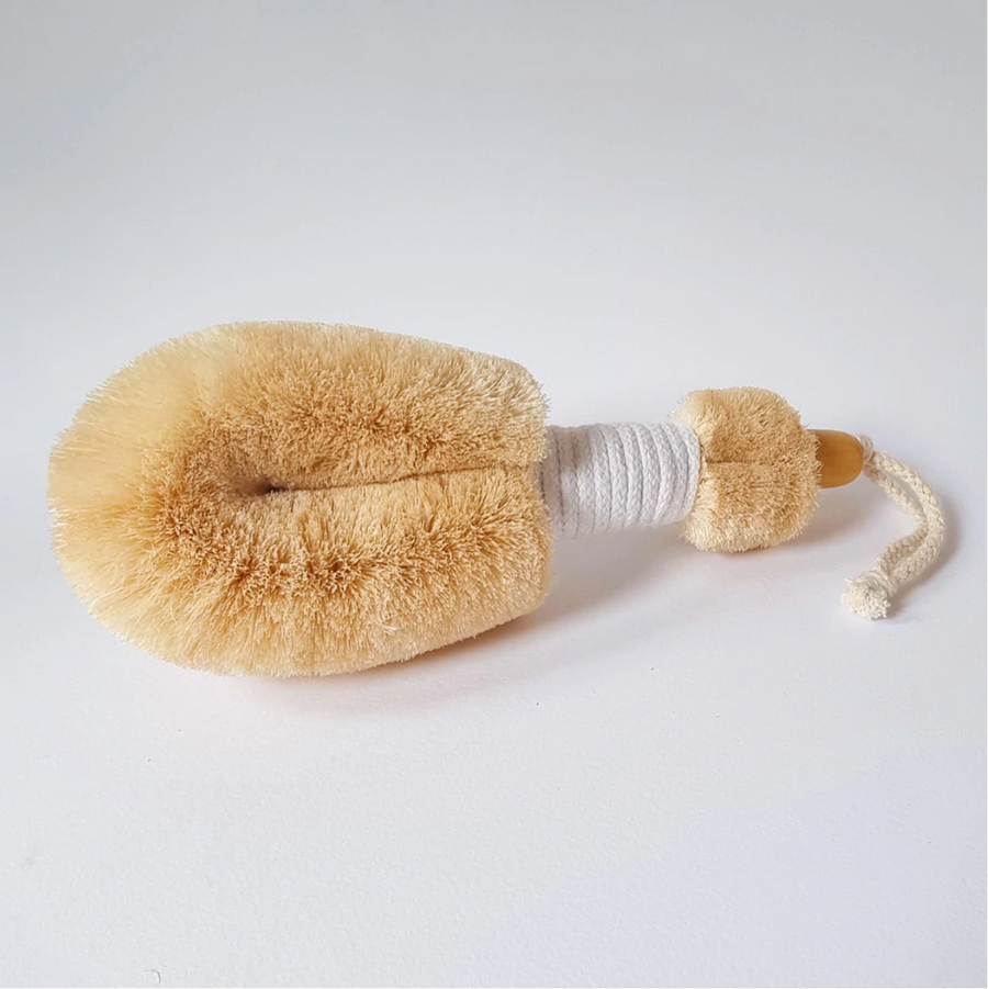 ELYTRUM - Revive Body Brush with Cotton Handle, Sisal Collection